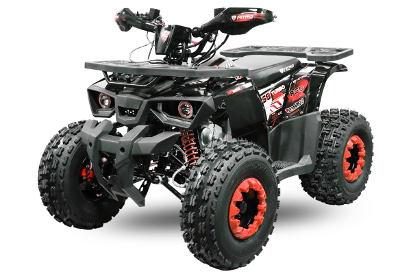NITRO MOTORS 125cc midi Kinder Quad Rugby RS8-3G Platin